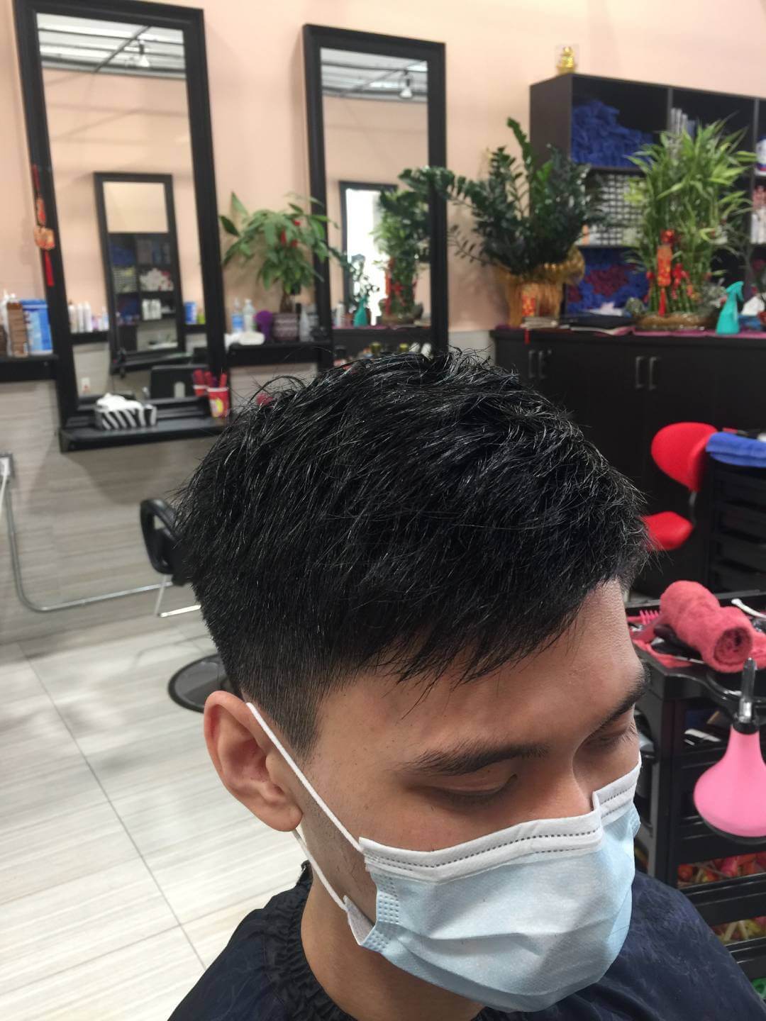 asian men short hair cut