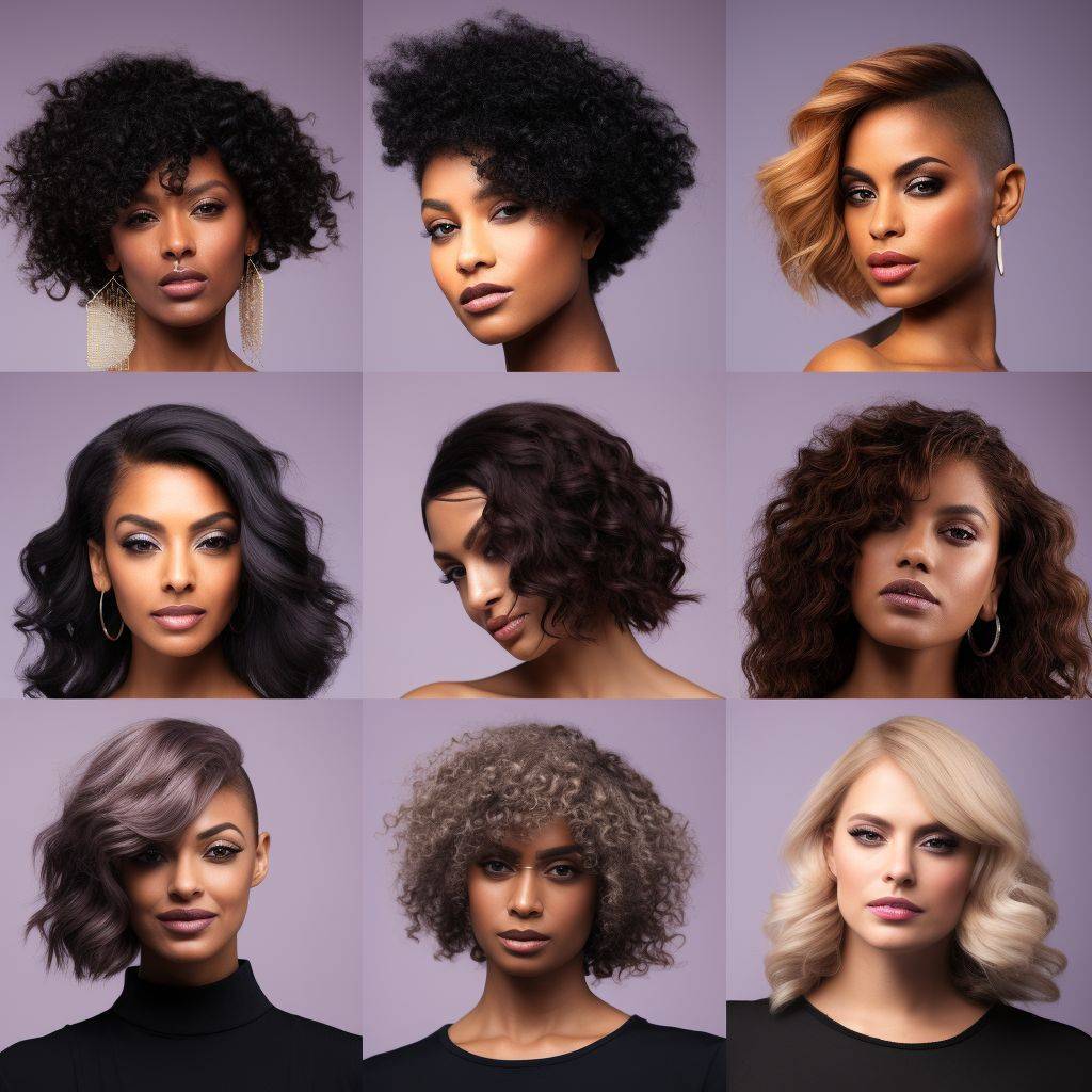 The image showcases a variety of trendy hairstyles from diverse individuals, emphasizing the expertise and versatility of A & I Hair Salon.